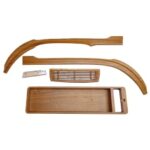 Dashboard Wood Set Matte Finish - 230SL 250SL 280SL W113 - 1136700151